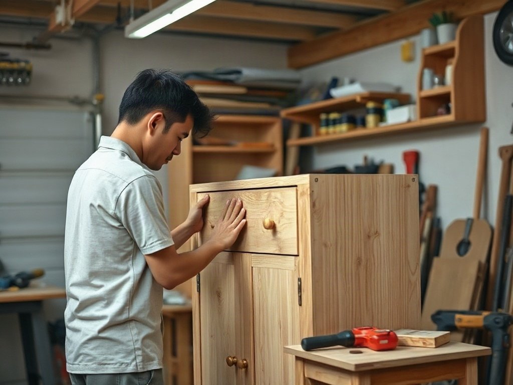 Kéo dài tuổi thọ của tủ gỗ - cách phục hồi màu gỗ tủ