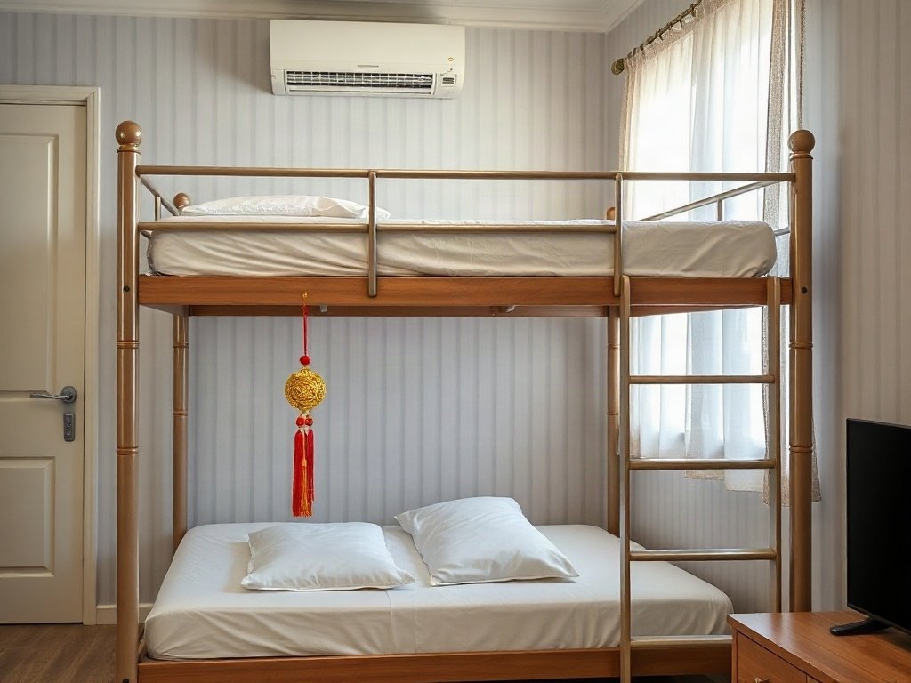 Lợi ích của cây xanh trong phong thủy - cách trang trí giường tầng may mắn