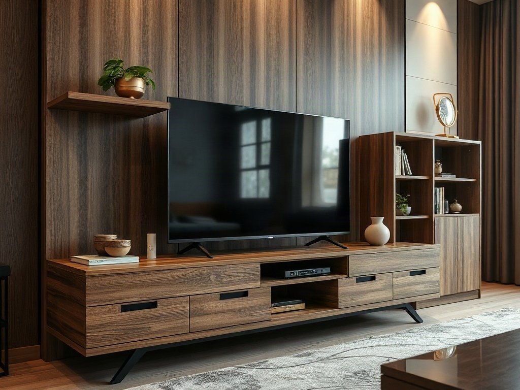 Tiêu Chí 2: Thiết Kế và Kiểu Dáng - tiêu chí đánh giá kệ tivi chất lượng