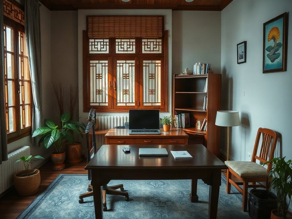 Chất liệu cao cấp - cách chọn bàn làm việc theo phong cách nội thất