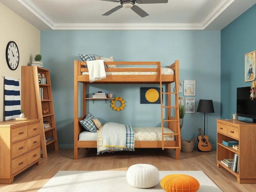 Cách chăm sóc cây xanh trong không gian hẹp - cách trang trí giường tầng may mắn