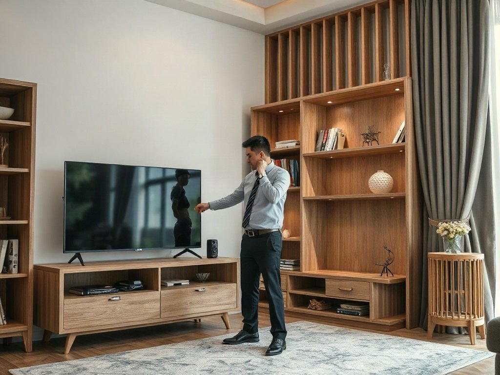 6 Hướng Dẫn Chọn Kệ Tivi Nhập Khẩu Hoàn Hảo Cho Ngôi Nhà Của Bạn 6 Hướng dẫn 2: Chất liệu là yếu tố quyết định - hướng dẫn chọn kệ tivi nhập khẩu