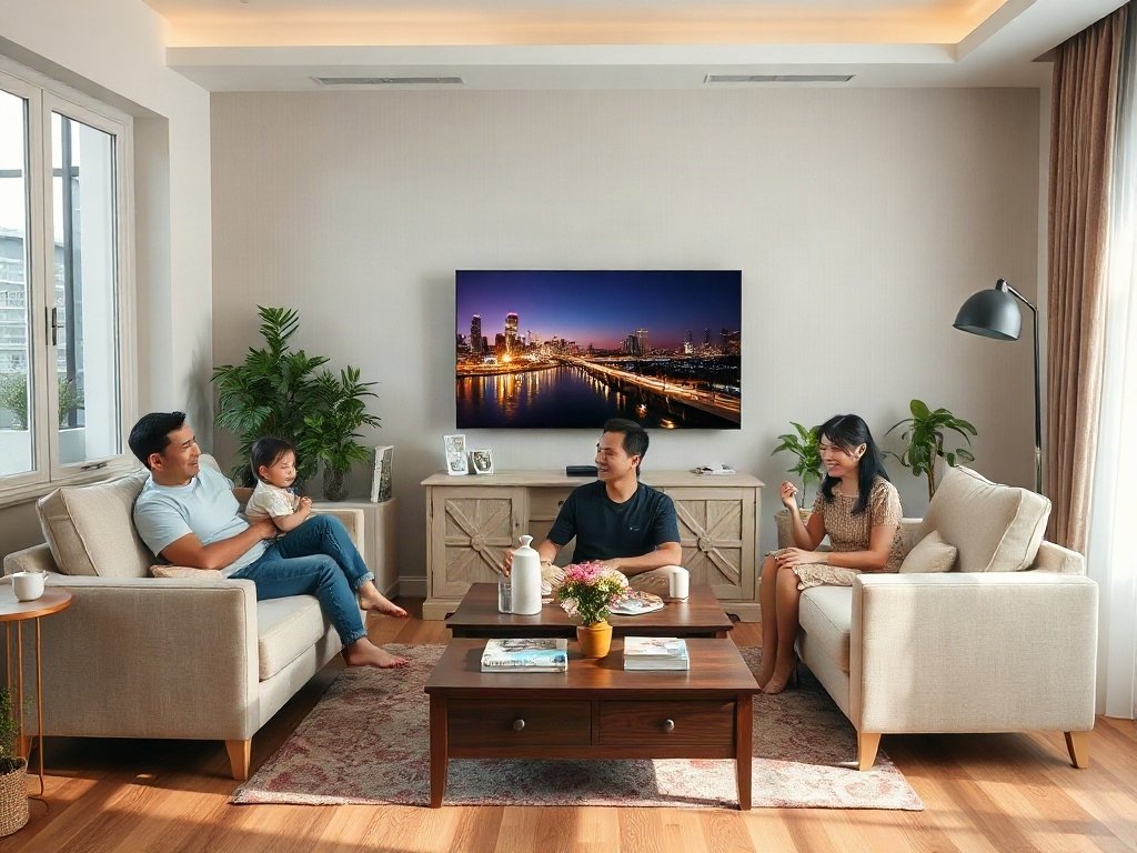Vị trí lý tưởng theo quẻ bát quái - bước đặt kệ tivi không bị sai phong thủy