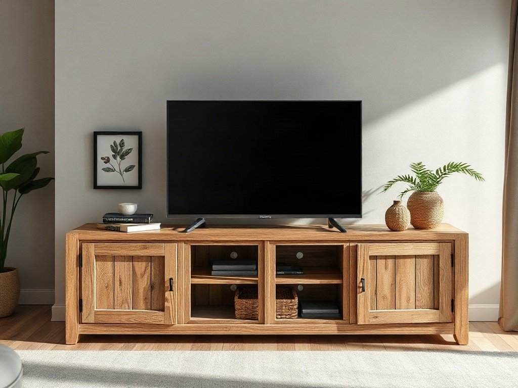 8 Cách Sắp Xếp Đồ Vật Trên Kệ Tivi Thẩm Mỹ 13 Cách 4: Sử dụng Đồ Nghệ Thuật - cách sắp xếp đồ vật trên kệ tivi thẩm mỹ