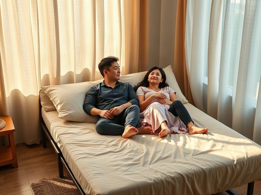 Mẹo 4: Phối Hợp Phong Cách Thiết Kế - mẹo kết hợp giường xếp với rèm che nắng