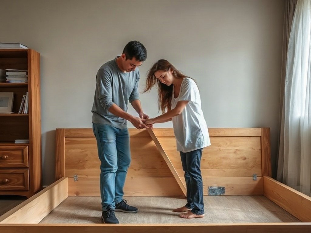 6 Lỗi Thường Gặp Khi Dùng Giường Ngủ Gỗ Ép Và Cách Khắc Phục Hiệu Quả 19 Lỗi 5: Khó Tháo Lắp Khi Di Chuyển - lỗi thường gặp khi dùng giường ngủ gỗ ép