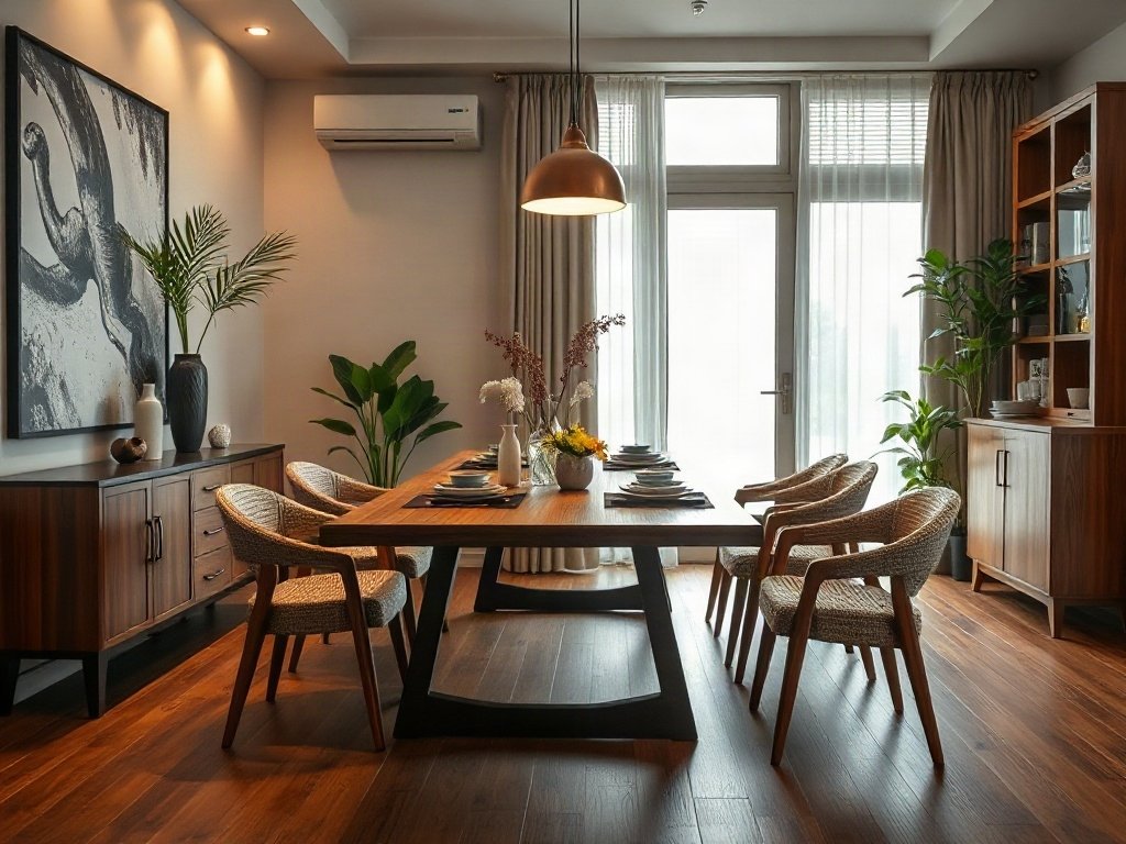 4 Kiểu Bàn Ăn Gỗ Tiết Kiệm Không Gian Sống Thịnh Hành 24 Lựa chọn bàn ăn kéo dài phù hợp - kiểu bàn ăn gỗ tiết kiệm không gian sống
