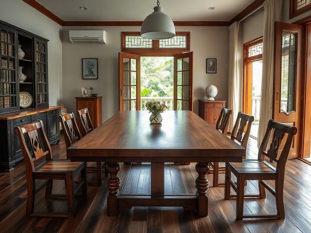 4 Kiểu Bàn Ăn Gỗ Tiết Kiệm Không Gian Sống Thịnh Hành 4 Mẹo chọn mua bàn gấp gọn - kiểu bàn ăn gỗ tiết kiệm không gian sống